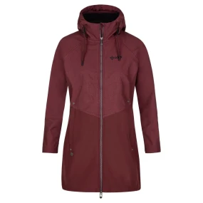 Dámský kabát LASIKA-W Tmavě červená - Kilpi