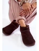 Dámské semišové nízké boty do sněhu model 21601982 - Boto Dámské semišové nízké boty do sněhu model 21601982 - Boto