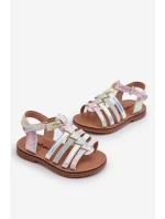 Dětské Gladiátorské Sandálky S Páskem V Multibarevném Designu Radovia Dětské Gladiátorské Sandálky S Páskem V Multibarevném Designu Radovia