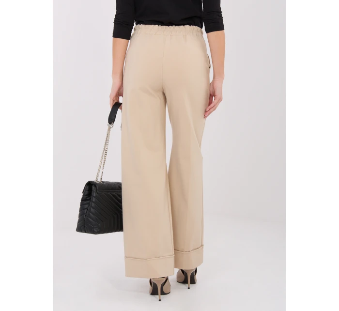 Spodnie IT SP model 21782539 beżowy - FPrice Spodnie IT SP model 21782539 beżowy - FPrice