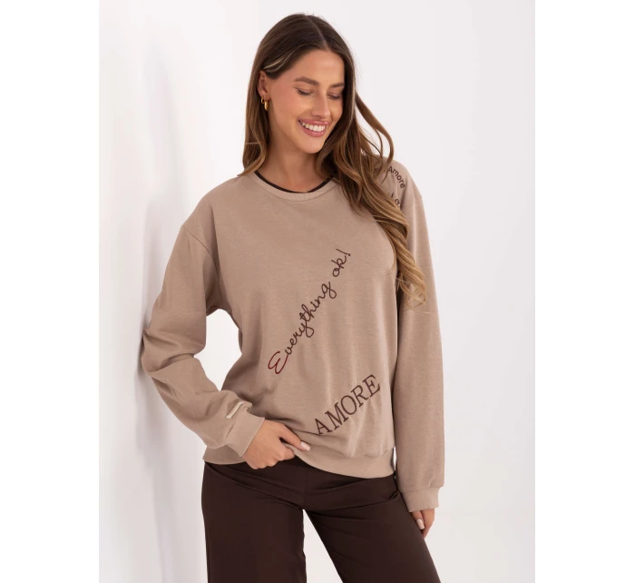 Bluza RV BL model 21717657 beżowy - FPrice Bluza RV BL model 21717657 beżowy - FPrice