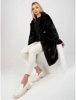 Dámský kabát TW EN model 17828114 černý - FPrice Dámský kabát TW EN model 17828114 černý - FPrice