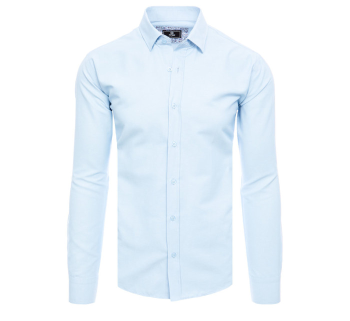 Dstreet DX2479 elegantní modrá pánská košile