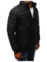 Pánská přechodná prošívaná bunda černá TX3270 Pánská přechodná prošívaná bunda černá TX3270