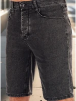 Pánské džínové šortky černé Dstreet model 21988464 - FashionStreet