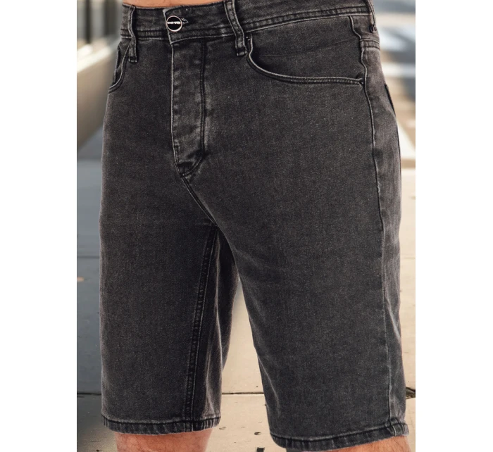 Pánské džínové šortky černé Dstreet SX2493 Pánské džínové šortky černé Dstreet SX2493