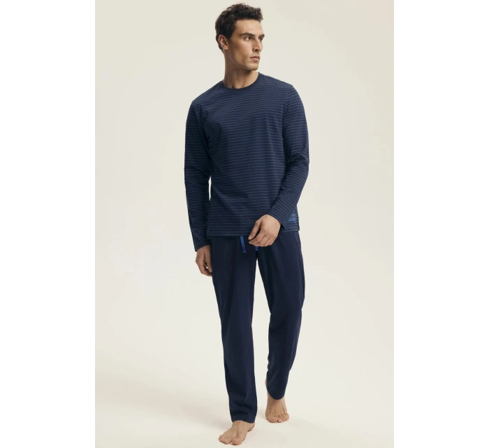 Pánské pyžamo 43455 New blue - HENDERSON Pánské pyžamo 43455 New blue - HENDERSON