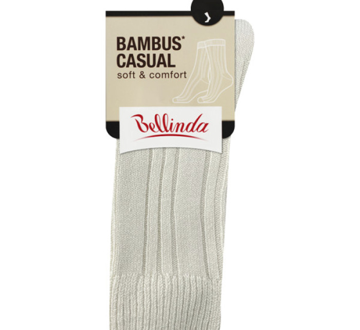 Zimní bambusové ponožky BAMBUS CASUAL UNISEX SOCKS - BELLINDA - béžová