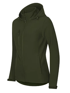 Dámská softshellová bunda Trail (vojenská)