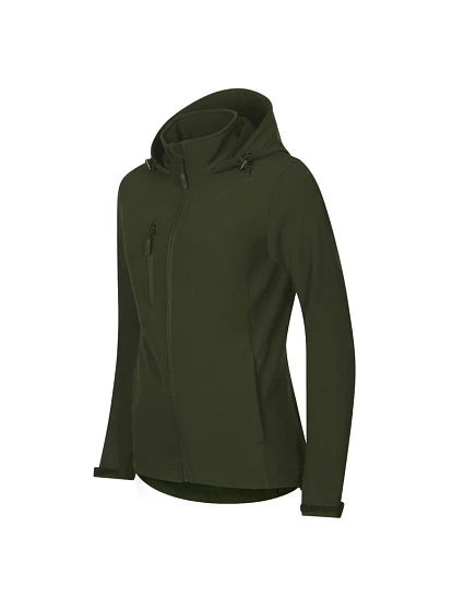 Dámská softshellová bunda Trail (vojenská) Dámská softshellová bunda Trail (vojenská)
