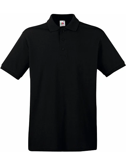 Fruit of the Loom Premium Polo Piqué polo 16.3218 black Fruit of the Loom Premium Polo Piqué polo 16.3218 black