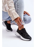 Modní Dámské Sportovní Boty S Síťovinou Černá Venice Modní Dámské Sportovní Boty S Síťovinou Černá Venice