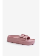 Dámské Pěnové Žabky Na Platformě S Big Star Růžové model 21654877 - Big Star Shoes