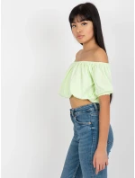 Dámská halenka EM BZ HS 20 257.40x mentolová - FPrice Dámská halenka EM BZ HS 20 257.40x mentolová - FPrice