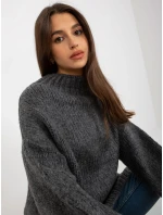 Dámský svetr LC SW model 17655137 tmavě šedý - FPrice