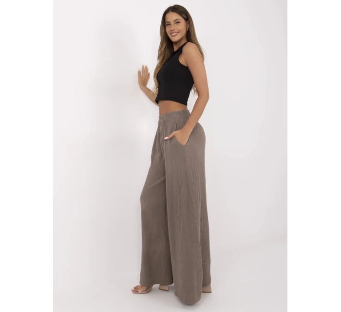 Kalhoty MI SP 2563.84 hnědé