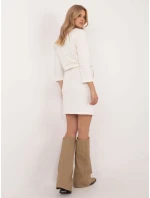 Sukienka RV SK A model 21798053 ecru - FPrice Sukienka RV SK A model 21798053 ecru - FPrice