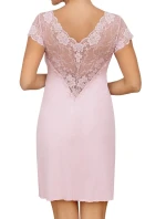 Dámská noční košilka Ismena Pudr růžová - Donna Dámská noční košilka Ismena Pudr růžová - Donna