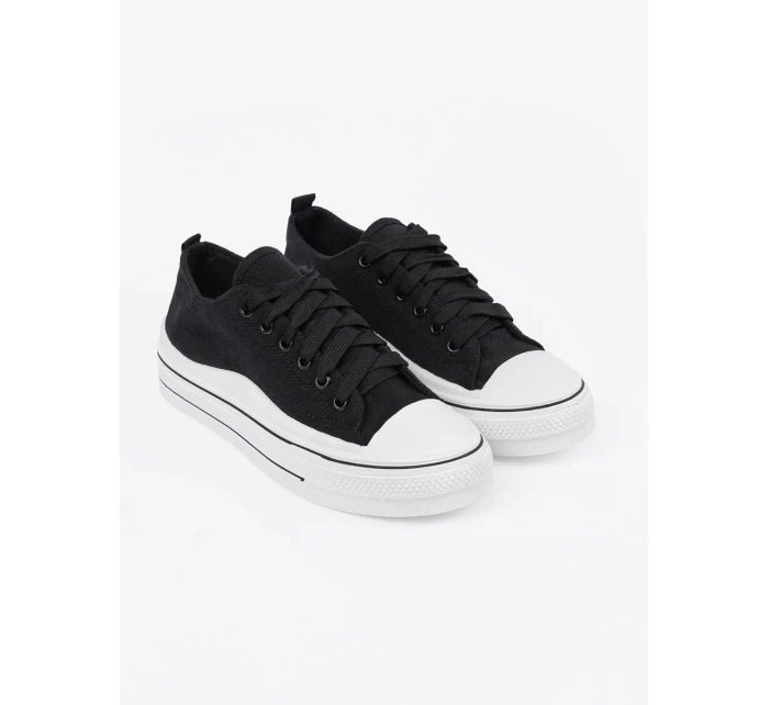 Moderní tenisky černé dámské platforma Moderní tenisky černé dámské platforma