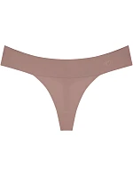 Dámské kalhotky Body Make-Up Illusion String EX - BROWN - sv. hnědé 00ZE - TRIUMPH