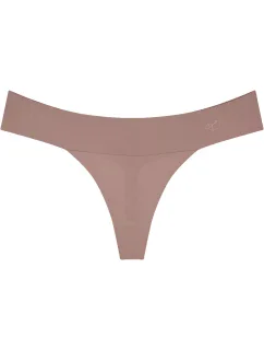 Dámské kalhotky Body Make-Up Illusion String EX - BROWN - sv. hnědé 00ZE - TRIUMPH