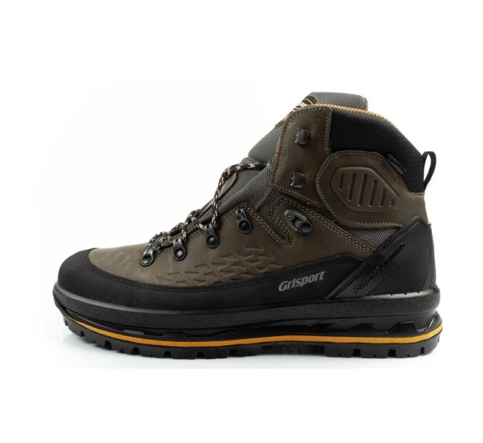model 21479880 pánské trekové boty kožené nepromokavé kotníkové boty - Grisport