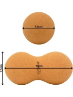 Korkové míče na nohy model 21824808 cm FIT - Enero Korkové míče na nohy model 21824808 cm FIT - Enero