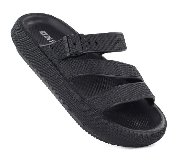 Dámské sportovní žabky na tlusté podrážce černé model 22060686 - Big Star