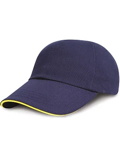 Result Headwear RC 024XP 6 panelová nízkoprofilová sandwich kšiltovka 28.24XP navy/yellow