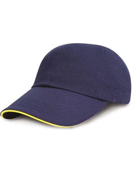 Result Headwear RC 024XP 6 panelová nízkoprofilová sandwich kšiltovka 28.24XP navy/yellow Result Headwear RC 024XP 6 panelová nízkoprofilová sandwich kšiltovka 28.24XP navy/yellow