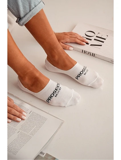 Dámské mikro ponožky PROSECCO MOOD Bílé