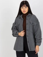 Košile DN KS 4005.99P tmavě šedá