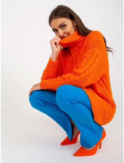 Sweter LC SW model 21755174 pomarańczowy - FPrice