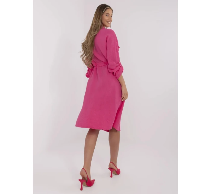 Sukienka MI SK model 21078396 fuksjowy - FPrice