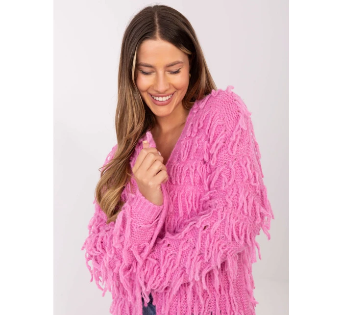 Sweter MI SW model 21314480 różowy - FPrice Sweter MI SW model 21314480 różowy - FPrice