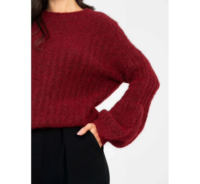 Jumper MI SW 9642.01 bordó Jumper MI SW 9642.01 bordó