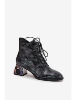 Boty na podpatku  model 218722 Step in style