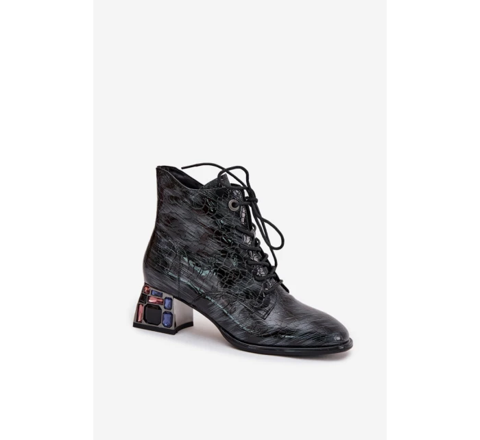 Boty na podpatku  model 218722 Step in style