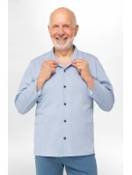 Pánské pyžamo Martel 403 Antoni III délka/r 3XL-4XL pyžamo na zip Pánské pyžamo Martel 403 Antoni III délka/r 3XL-4XL pyžamo na zip