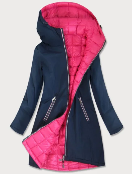 Oboustranná bunda ve tmavě barvě pro přechodné období model 20610204 - Libland