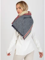 Dámský šátek AT CH tmavě modrý červený model 17846462 - FPrice Dámský šátek AT CH tmavě modrý červený model 17846462 - FPrice