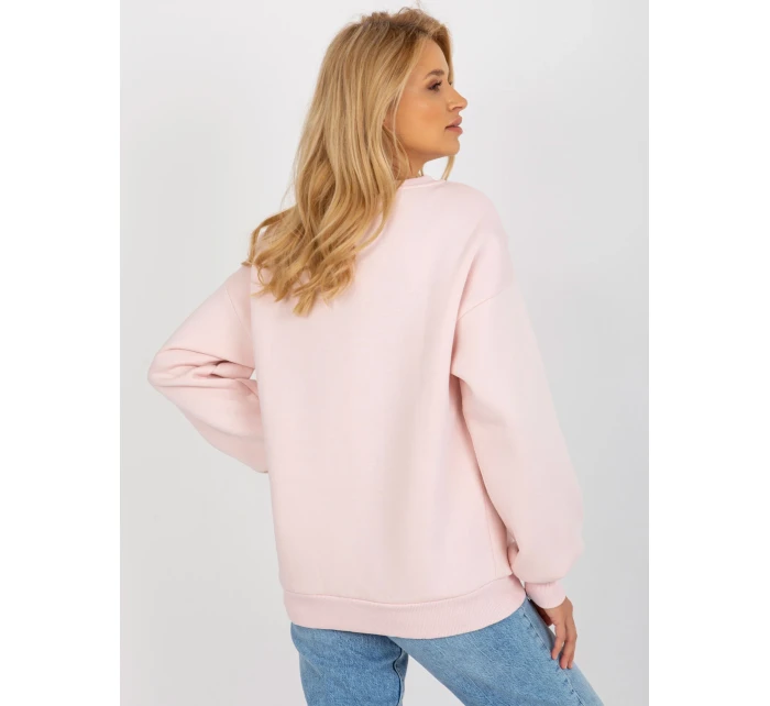 Dámská mikina EM BL 760.01 světle růžová - FPrice