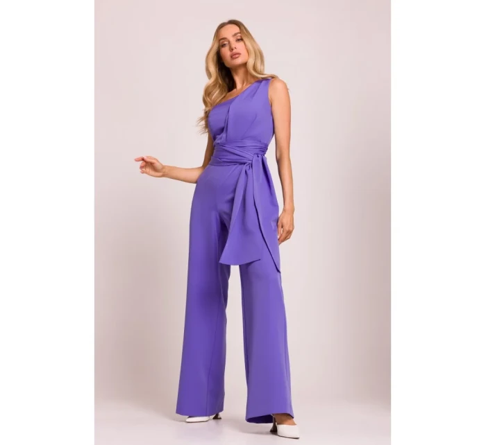 Kombinéza na jedno rameno se  světle fialová model 20970550 - Moe