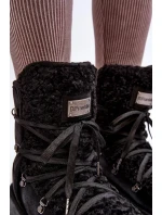 Vodotěsné boty na platformě D.Franklin černý Vodotěsné boty na platformě D.Franklin černý