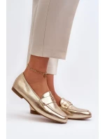 Dámské mokasíny na plochém podpatku Gold Sylvaine Dámské mokasíny na plochém podpatku Gold Sylvaine
