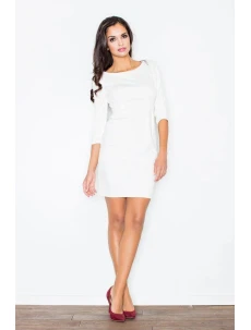 Elegantní šaty M082 modrá - Figl