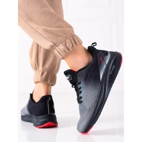 Designové tenisky dámské šedo-stříbrné bez podpatku Designové tenisky dámské šedo-stříbrné bez podpatku