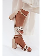 Sandály na podpatku  model 227455 Step in style