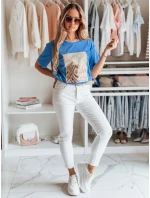 Dámské tričko CENTIA modrá FashionStreet RY2613