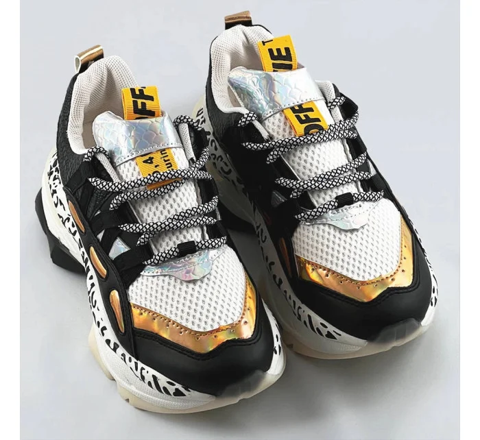 Černé dámské sneakersy s panteřím vzorem (BX1827-SP) Černé dámské sneakersy s panteřím vzorem (BX1827-SP)